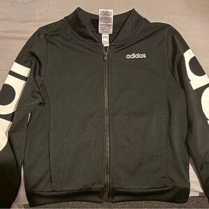 Girls Adidas Track Zip-Up